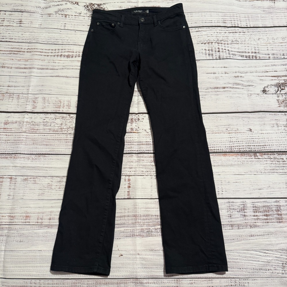 Lauren Ralph Lauren Black Label Black Jeans Pants Women's Size 2 (Fits 28x28)